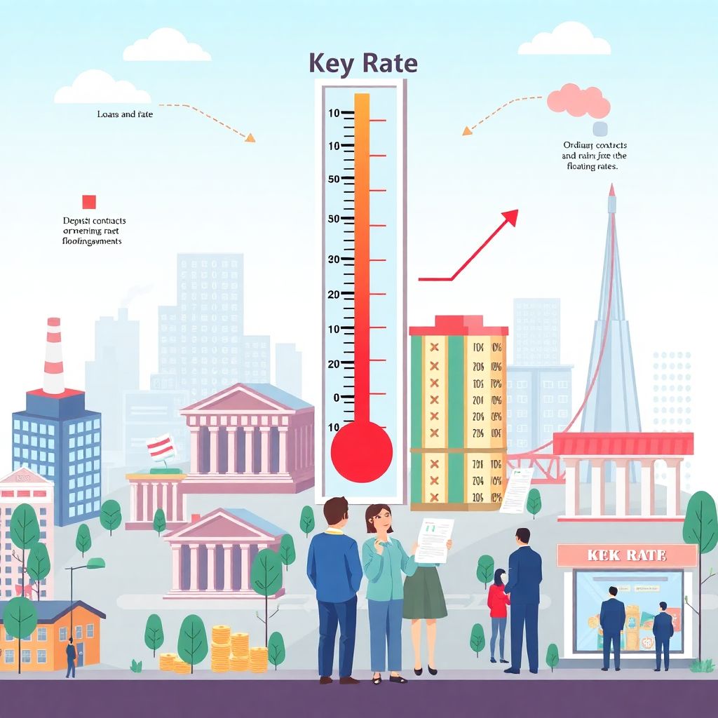 Как колебания ключевой ставки ЦБ влияют на кредиты, вклады и курс рубля